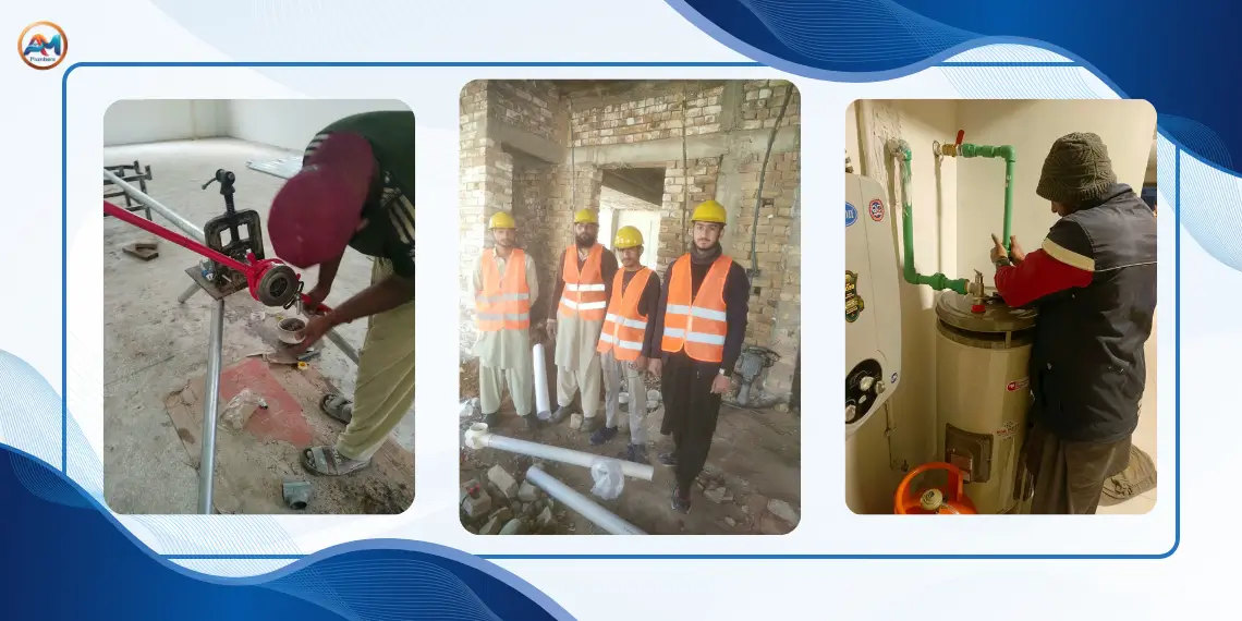 Professional team providing residential and commercial plumbing services for about am plumbers